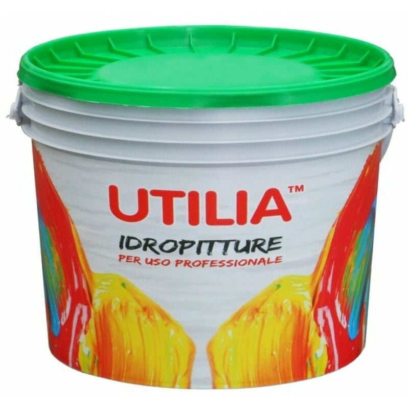 foto del prodotto idropittura al quarzo liscio per interni ed esterni - bianco - 4 litri