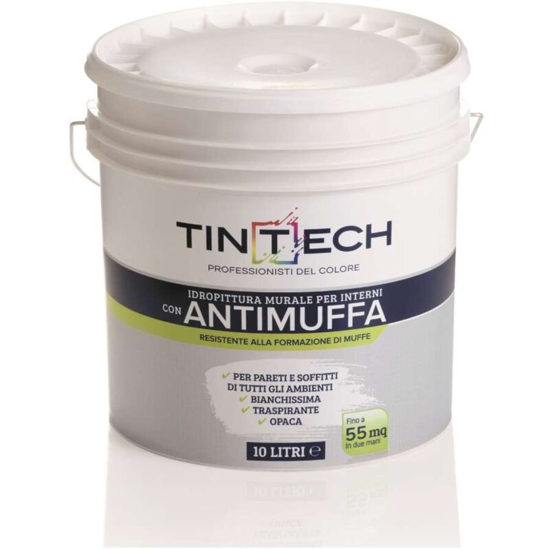 foto del prodotto idropittura antimuffa tintech 10 l