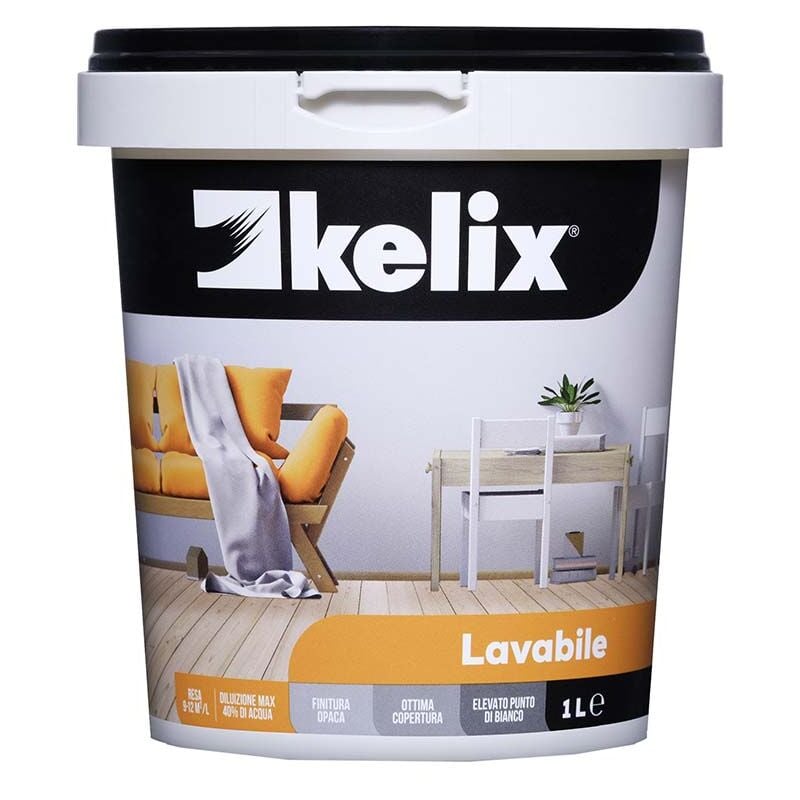 foto del prodotto idropittura kelix lavabile lt 1