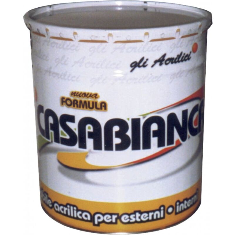 foto del prodotto idropittura lavabile acrilica casabianca laiv col. rosso ossido 0,750 lt.