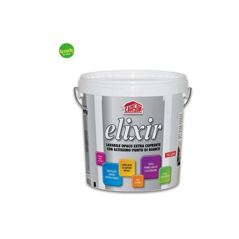 foto del prodotto idropittura lavabile carson elixir base neutra lt.14