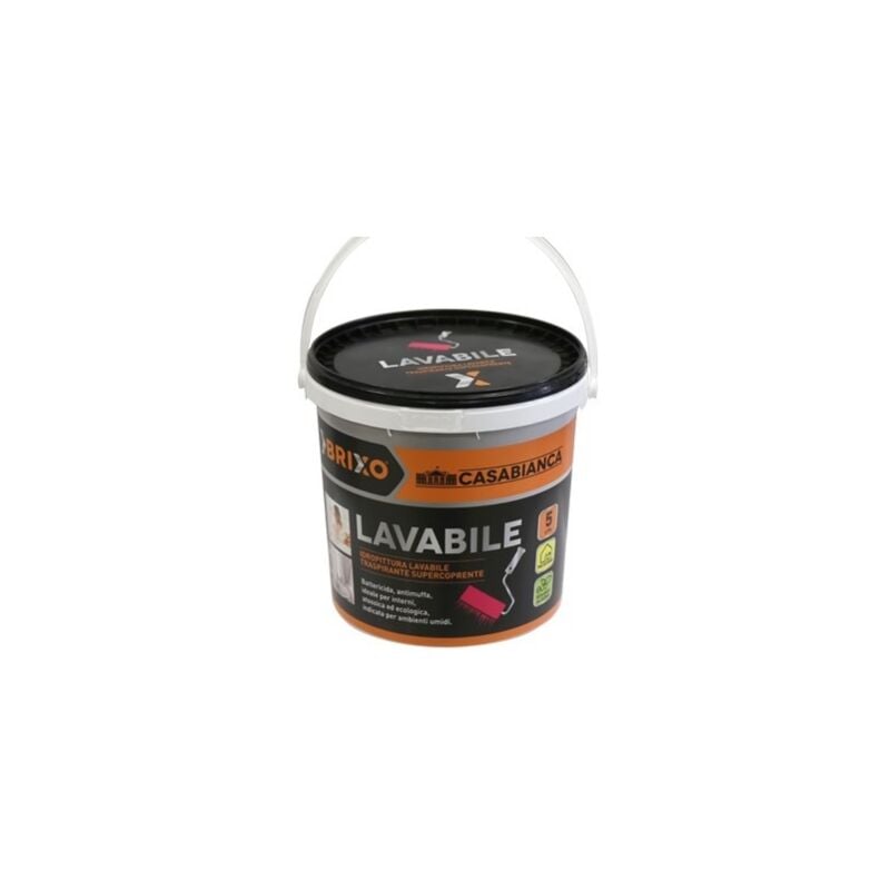 foto del prodotto idropittura lavabile casablanca pitture vernici da 2,5lt 5lt 14lt