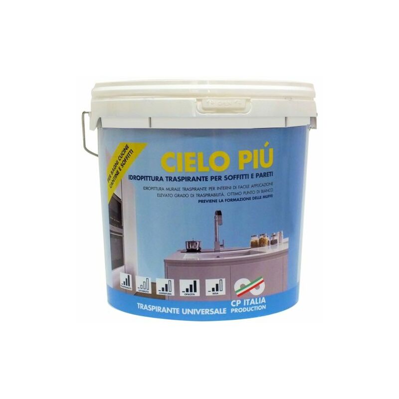 foto del prodotto idropittura semilavabile cielo pi 5 l