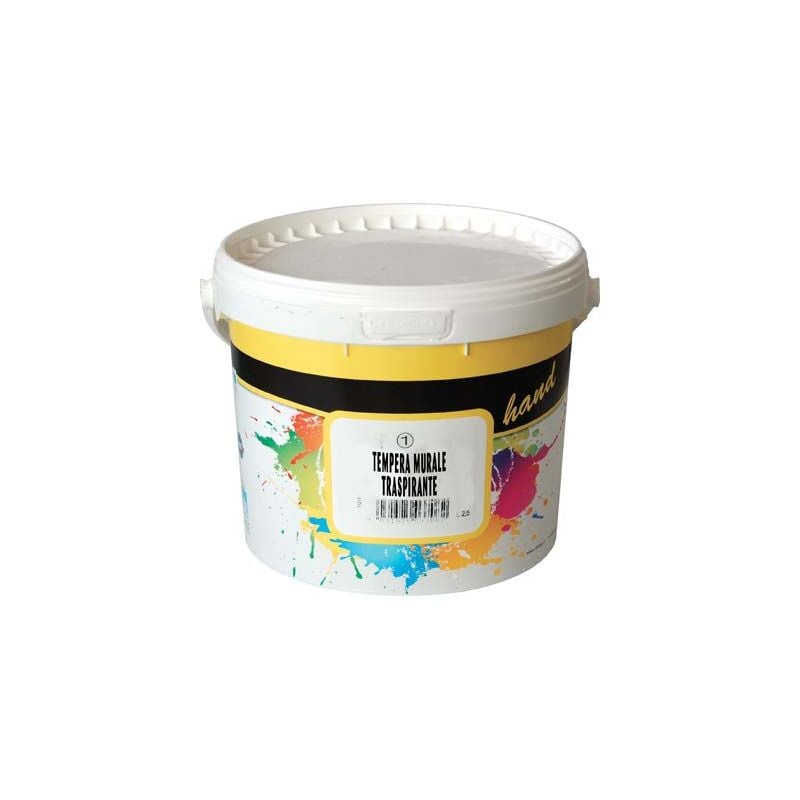 foto del prodotto idropittura tempera murale hand bianco lt 2,5