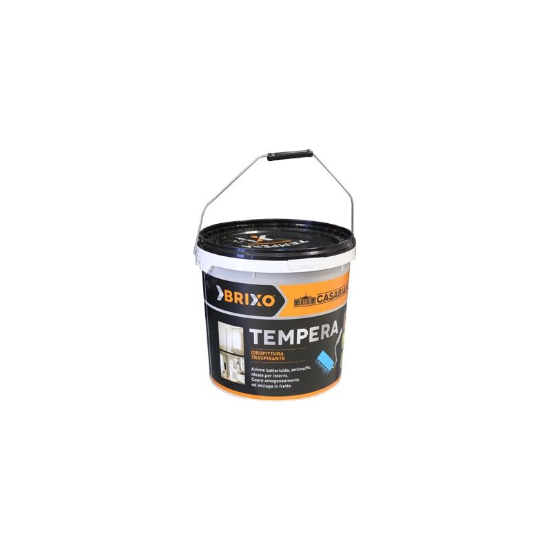 foto del prodotto idropittura traspirante brixo casabianca tempera 5 lt