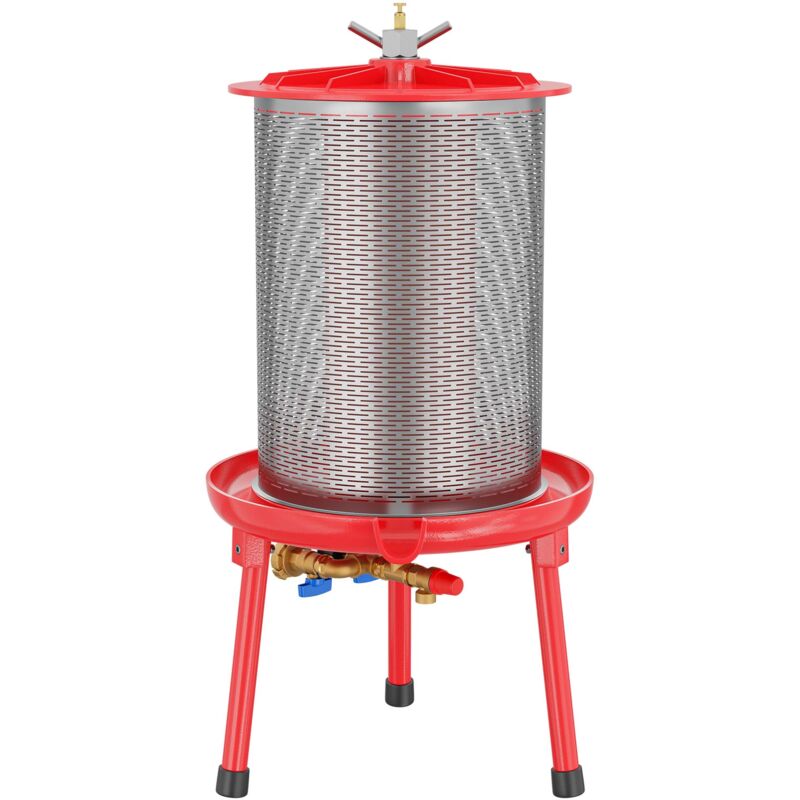 foto del prodotto idropressa per frutta da 40 litri in acciaio inox, 3 bar, con membrana, pressa ad acqua