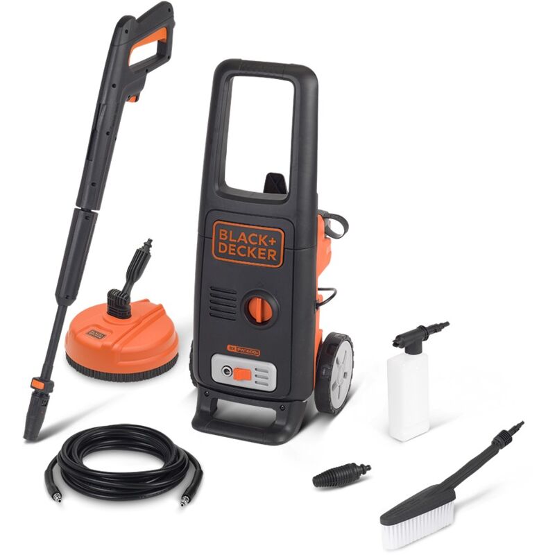 foto del prodotto idropulitrice ad alta pressione black decker bxpw1600pe 1600 w, pressione 1250 bar, portata 420 l h 