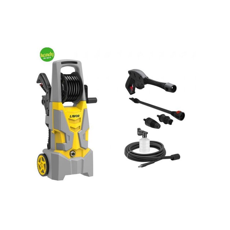 foto del prodotto idropulitrice elettrica a freddo lavor wash run extra 145 145 bar 420 l h 1900 w