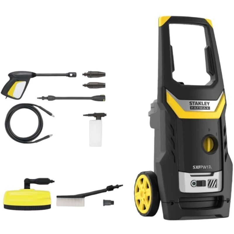 foto del prodotto idropulitrice elettrica a freddo stanley fatmax sxfpw17lp e 130 bar 450 l h 1700 w