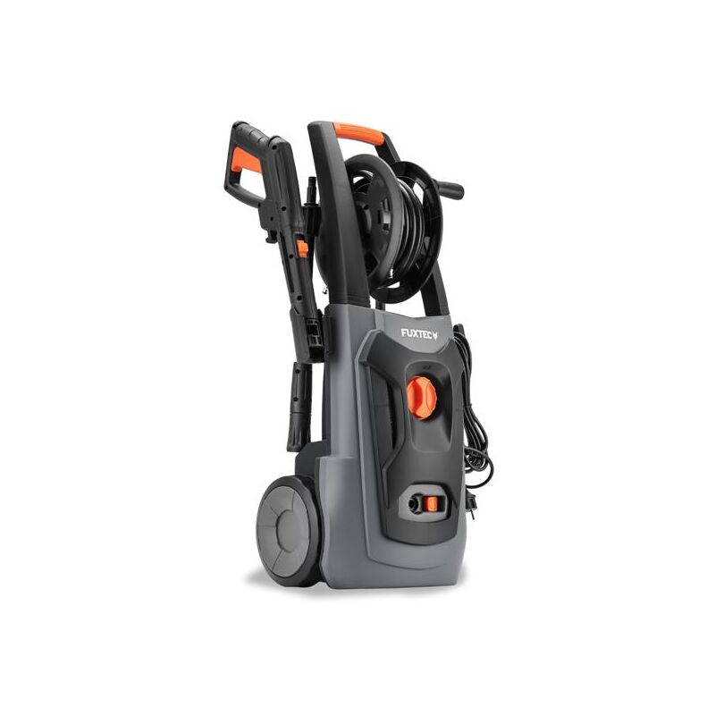 foto del prodotto idropulitrice elettrica ad alta pressione fx hdr1800, 1800w, 130 bar, con tubo da 6m, serbatoio detergente e ugello regolabile, potente per casa e
