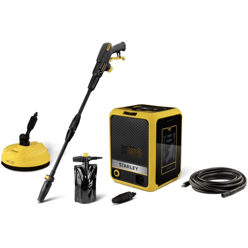foto del prodotto idropulitrice sxpw19cp, compatta, ad alta pressione, per auto ed esterni casa, con lavapavimenti, pressione max. 150 bar, portata max. 460 l h,