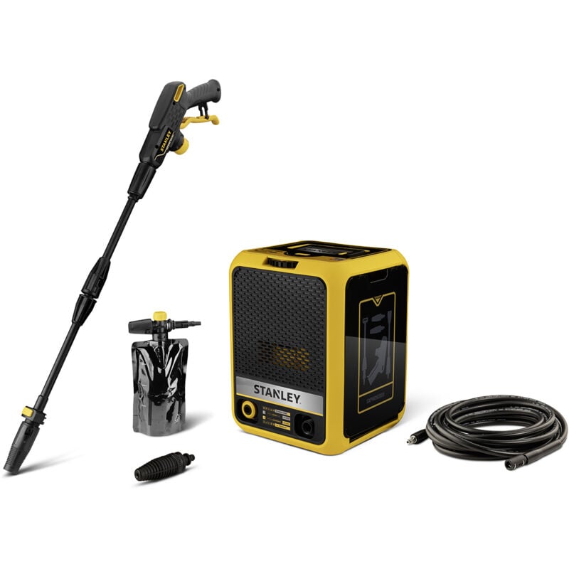 foto del prodotto idropulitrice sxpw25cdss, compatta, ad alta pressione, per auto ed esterni casa, con doppia velocit , pressione max. 180 bar, portata max. 500 l h,