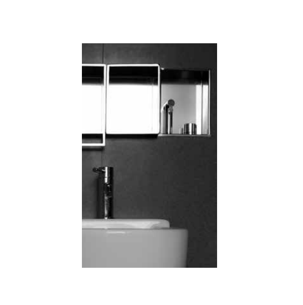 foto del prodotto idroscopino arvag inbox in acciaio inox bi0001 satinato