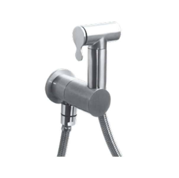 foto del prodotto idroscopino arvag mercurio jet click con flessibile acciaio inox j6300 satinato