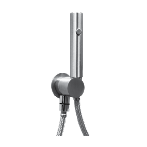 foto del prodotto idroscopino arvag nettuno jet click con flessibile acciaio inox j8300 satinato
