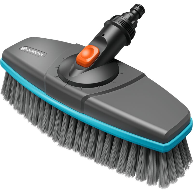 foto del prodotto idrospazzola soft cleansystem, per le superfici pi grandi e delicate, ruotabile di 360 , profilo morbido per evitare graffi 18810 20 gardena