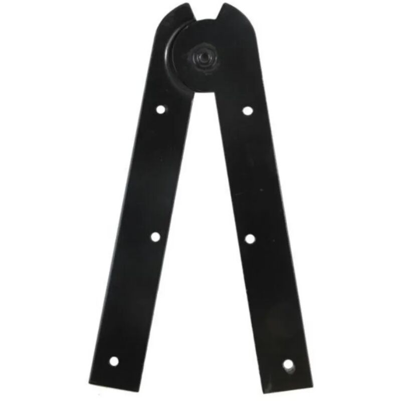 foto del prodotto idroweb cerniera nera per scale da avvitare mm 200 x 28 mm