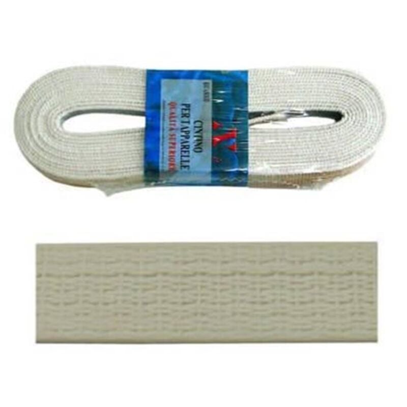 foto del prodotto idroweb - cintino pvc per avvolgibili beige in matassine - - mt.5,5x mm.22h.- fer 139915