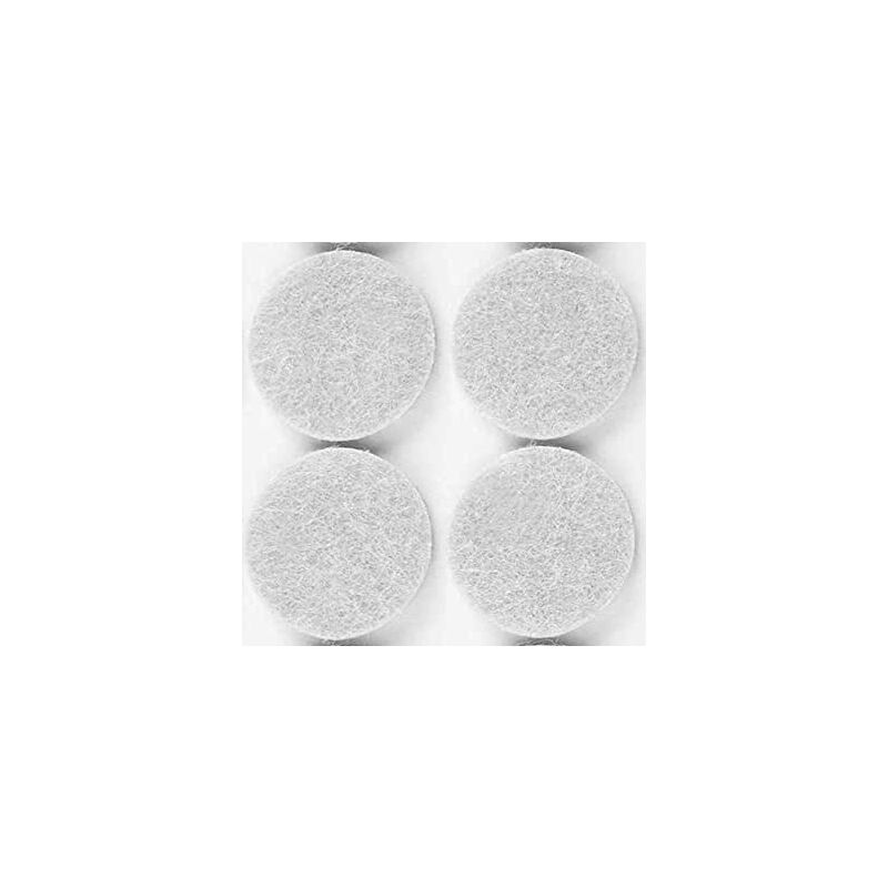 foto del prodotto idroweb confezione feltrini per sedie bianco d. 18 mm 50 cf