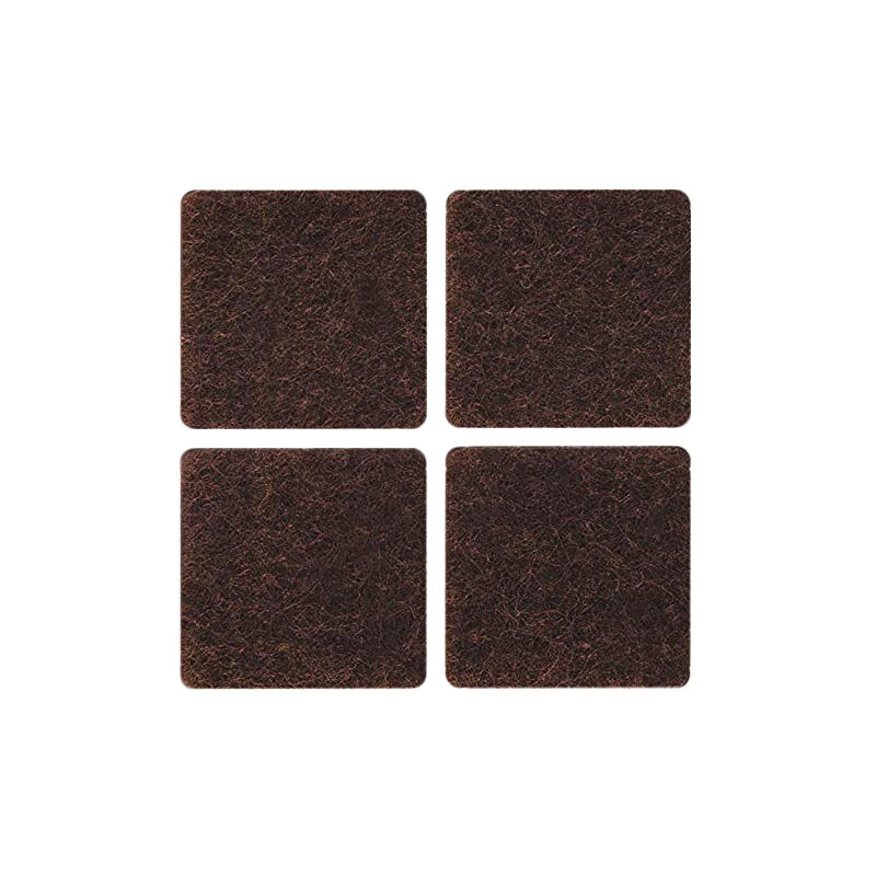 foto del prodotto idroweb confezione feltrini per sedie marrone 25x25 mm 50 cf