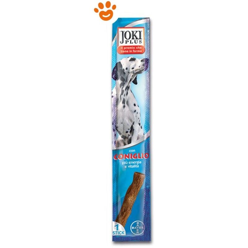 foto del prodotto idroweb elanco dog joki plus snack per cani in stick elanco dog joki plus snack per cani in stick coniglio
