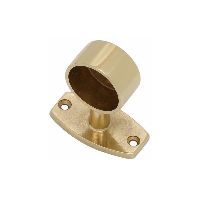 foto del prodotto idroweb finale tubo corrimano ottone lucido d 25 mm 5 pz