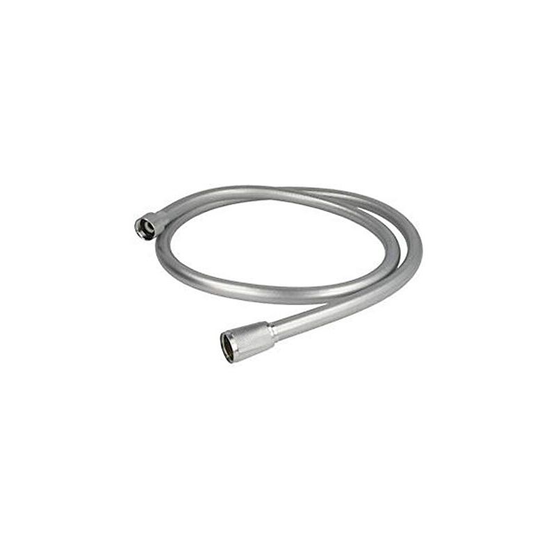foto del prodotto idroweb flessibile laccio tubo antitorsione per doccia argento silver da 150 cm