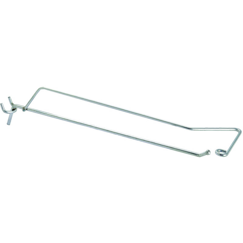 foto del prodotto idroweb ganci a 1 filo con portaprezzi per pannelli forati mm.3,8x5x300 l.