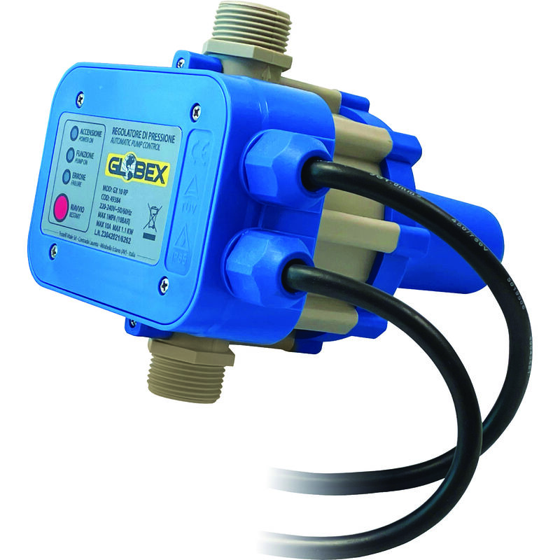 foto del prodotto idroweb globex regolatore di pressione 10a con cavi per elettropompe 2,2 bar globex