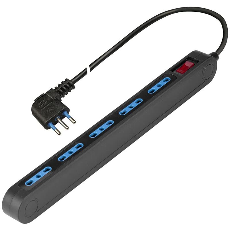 immagine 0 del prodotto idroweb poly pool pp2524.2 presa quintupla 10 16a 2p t, nero
