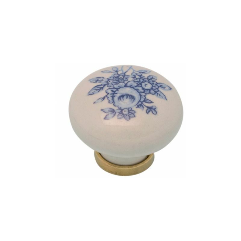 foto del prodotto idroweb pomolo porcellana tondo c base f 8 31x26 mm 25 pz