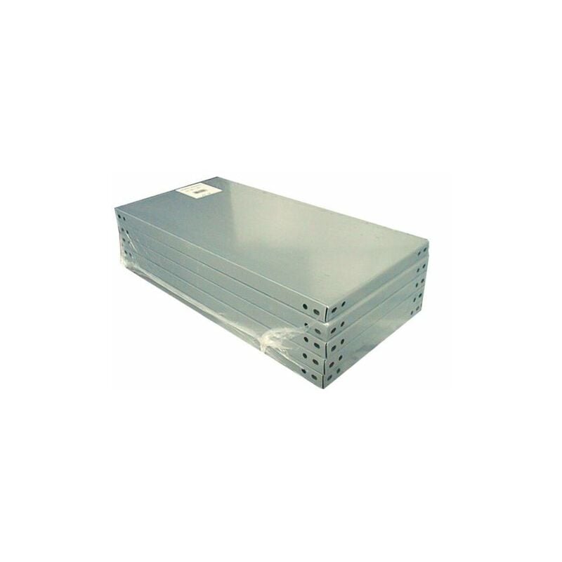 foto del prodotto idroweb prometal ripiano per scaffali cm. 80x40 con rinforzo 5 pz