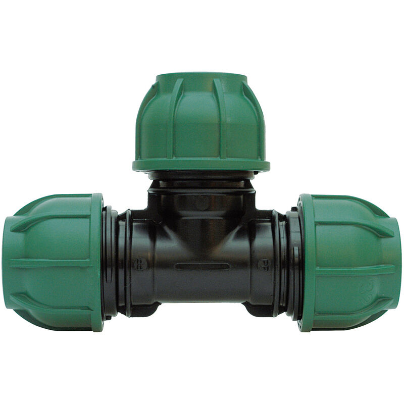 foto del prodotto idroweb raccordo a compressione pn10 tee 90 mis. 40x40x40 5 pezzi 