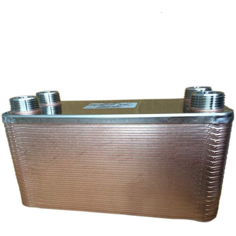 foto del prodotto idroweb scambiatore di calore per caldaia 40 piastre inox saldobrasato 4x3 4 pacetti