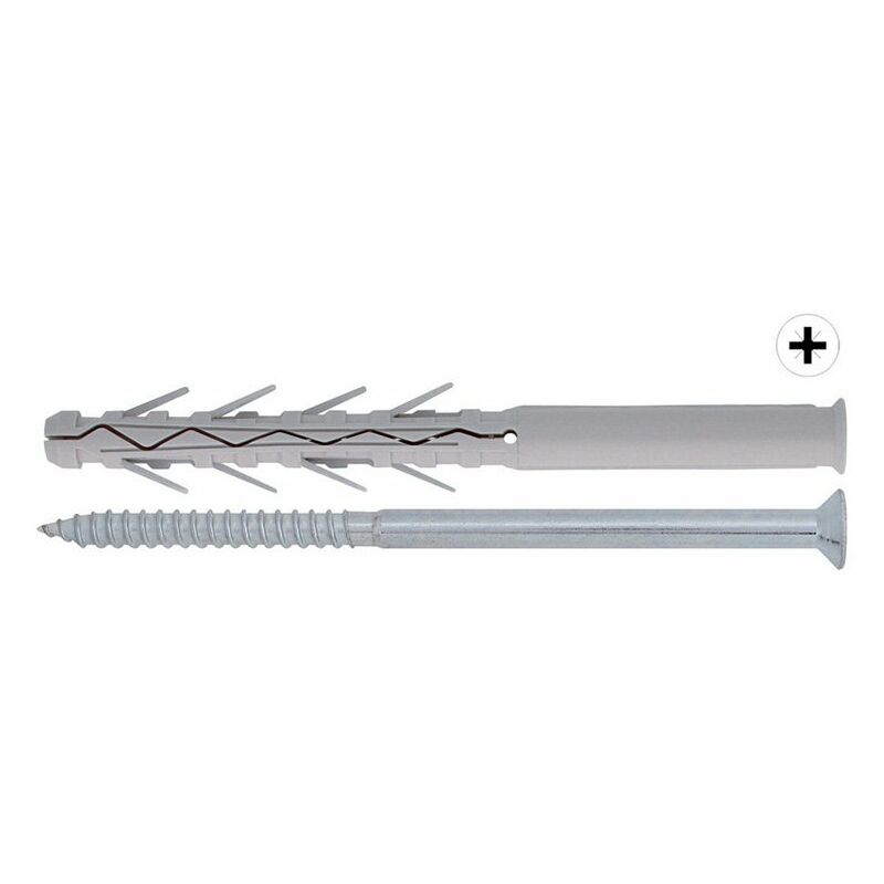 foto del prodotto idroweb tassello nylon prolungato tup4 v friulsider vite tsp cava pz tup4 v 10x135 cf pz 50
