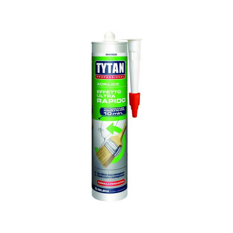 foto del prodotto idroweb tytan silicone acrilico ultra rapido ml. 300 bianco 12 pezzi tytan