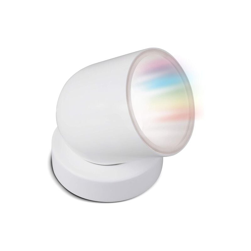 foto del prodotto idual tulip lampada proiettore con telecomando, bianco, 16 w, 2700 k, 750 lm