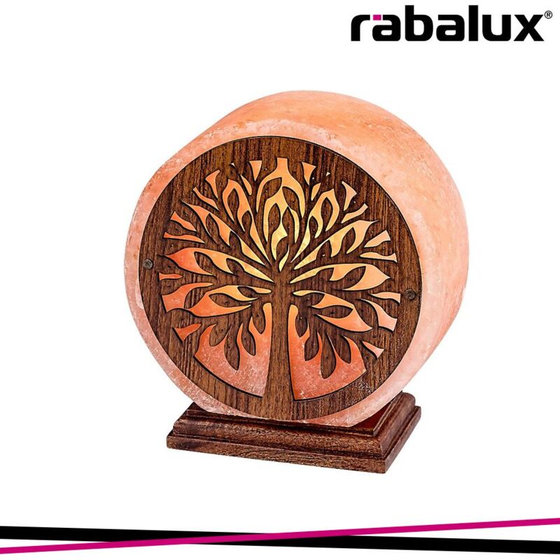 foto del prodotto igdrasil, indoor table orange salt lamp, e14 1xmax15w, l7cm,