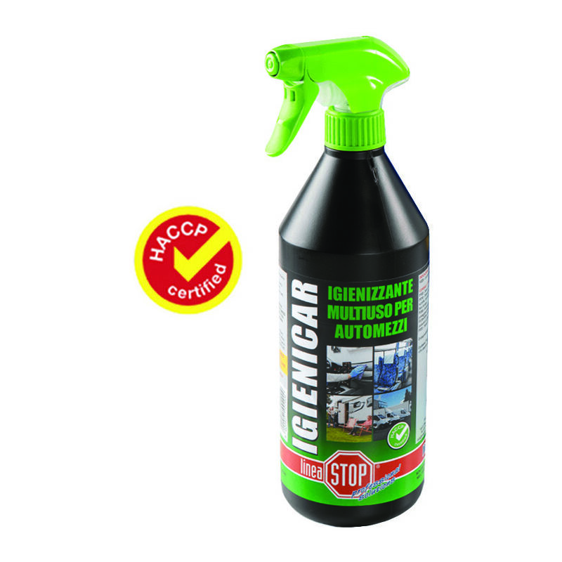 foto del prodotto igienicar detergente igienizzante per interni degli automezzi ml.750 in flacone spray