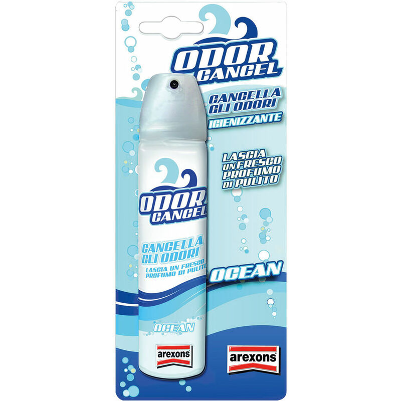 foto del prodotto igienizzante spray per auto odor cancel fragranza ocean