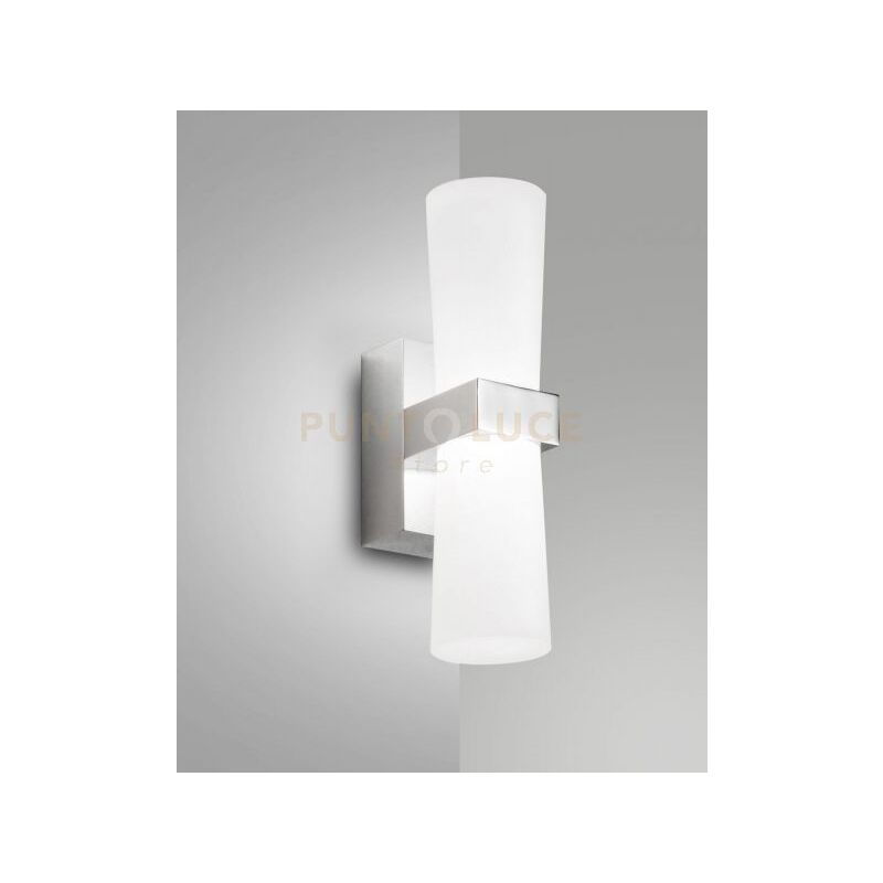 foto del prodotto iglesias applique cromo h.220 3000k 8w 720 lm in metallo e metacrilato ip44
