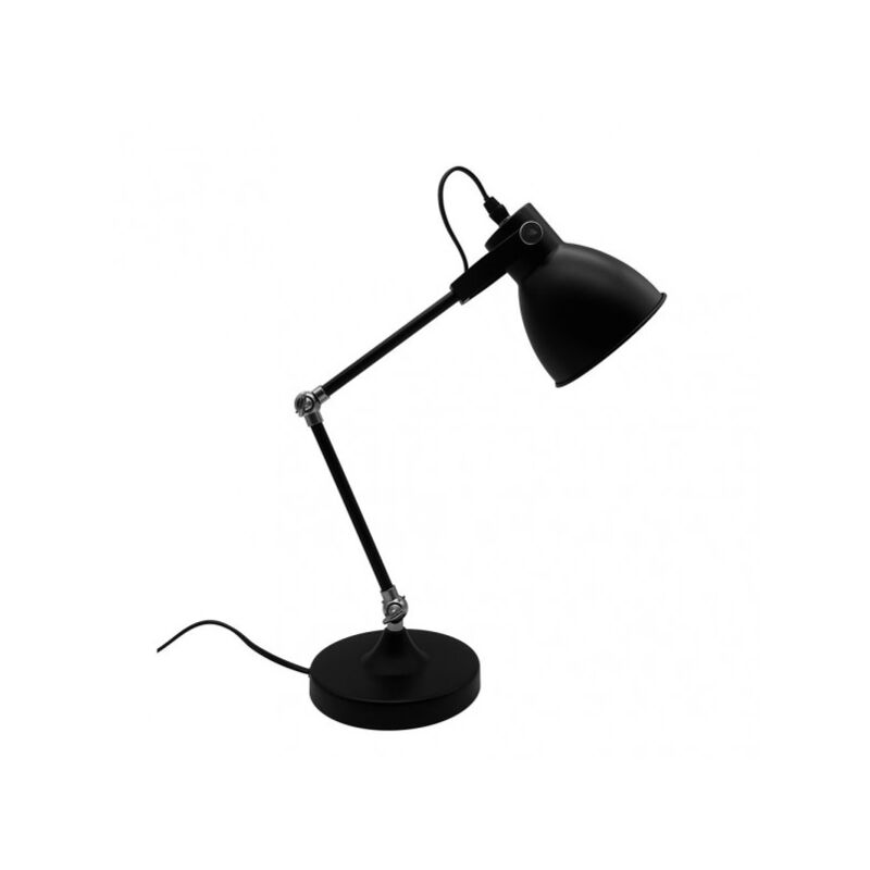 foto del prodotto igor 1xe14 nero 50x15x35 cm lampada da tavolo articolata