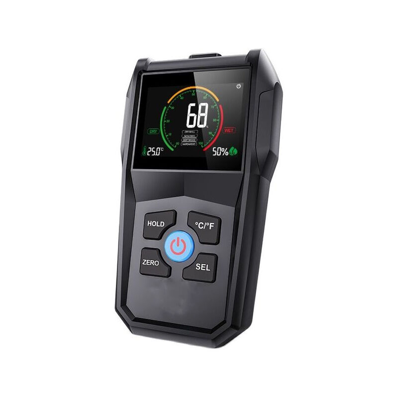 foto del prodotto igrometro induttivo per legno tester di umidità ambientale igrometro senza contatto rilevatore di umidità per legno in legno digitale 1 pz