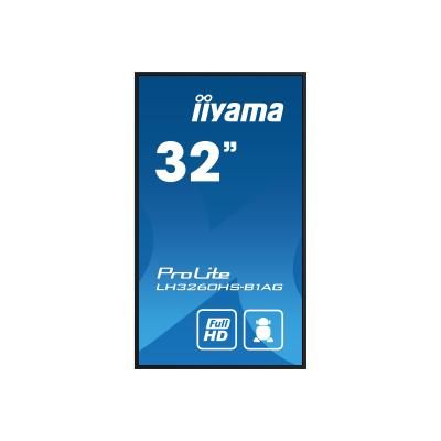 foto del prodotto iiyama lh3260hs-b1ag visualizzatore di messaggi pannello a digitale 80 cm (31.5 ) led wi-fi 500 cd/m full hd nero processore integrato android 11 24/7 - 153155