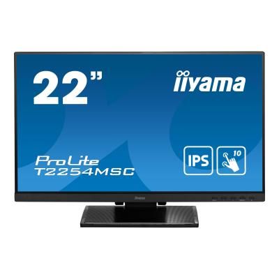 foto del prodotto iiyama prolite t2254msc b1ag monitor pc 54,6 cm 21.5 1920 x 1080 pixel full hd led touch screen nero