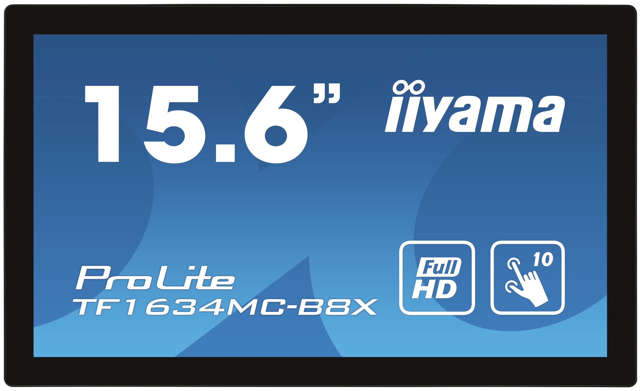 foto del prodotto iiyama prolite tf1634mc b8x monitor pc 39,6 cm 15.6 1920 x 1080 pixel full hd led touch screen multi utente nero