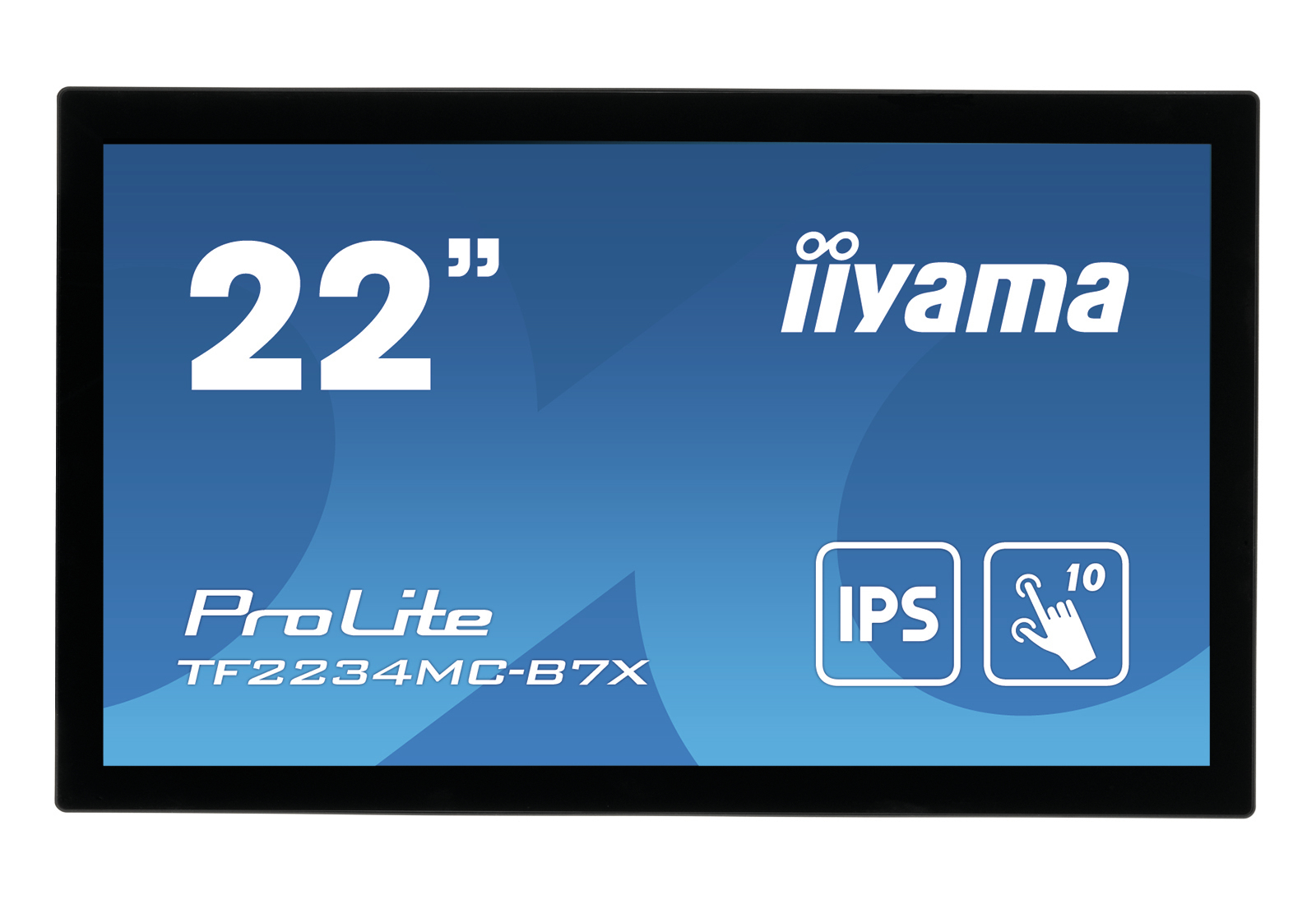 foto del prodotto iiyama prolite tf2234mc b7x monitor pc 54,6 cm 21.5 1920 x 1080 pixel full hd led touch screen multi utente nero