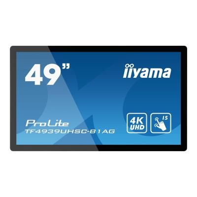 foto del prodotto iiyama prolite tf4939uhsc b1ag monitor pc 124,5 cm 49 3840 x 2160 pixel 4k ultra hd led touch screen multi utente nero