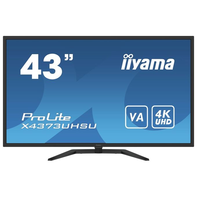 foto del prodotto iiyama prolite x4373uhsu-b1 monitor pc 42.5'' 3840x2160 pixel 4k ultra hd nero