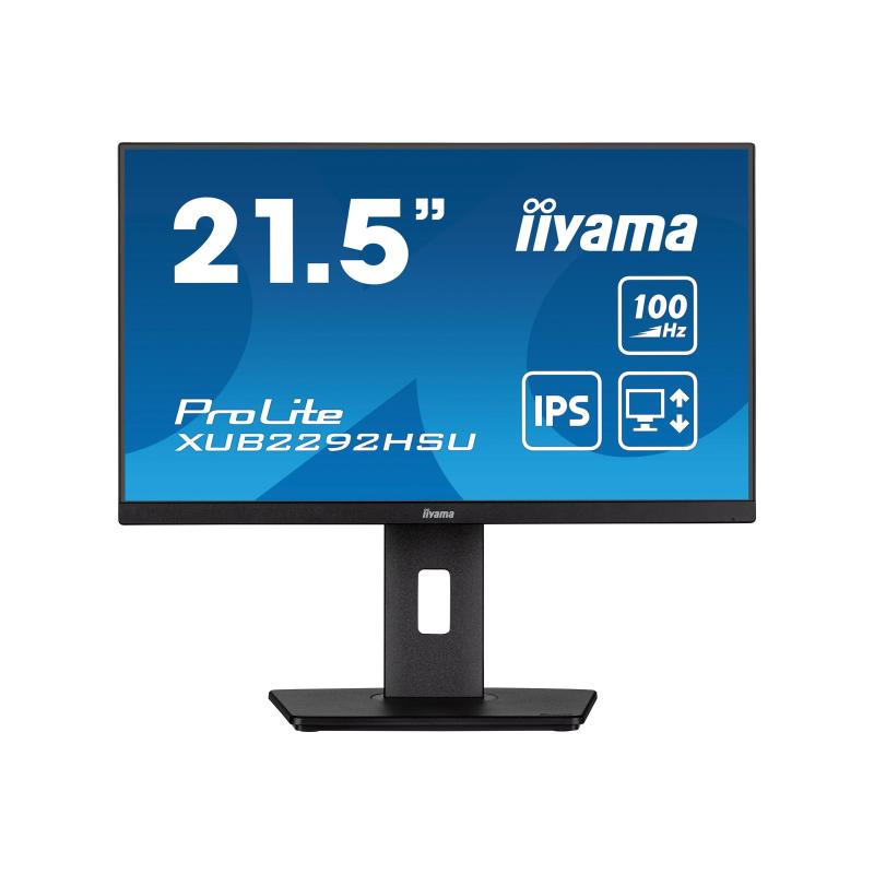 foto del prodotto iiyama prolite xub2292hsu b6 monitor pc 55,9 cm 22 1920 x 1080 pixel full hd led nero